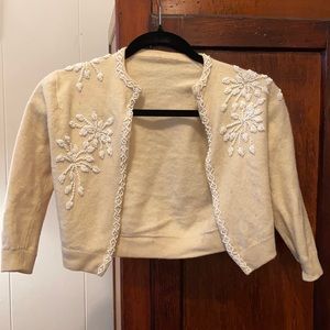 Vintage beaded cardigan